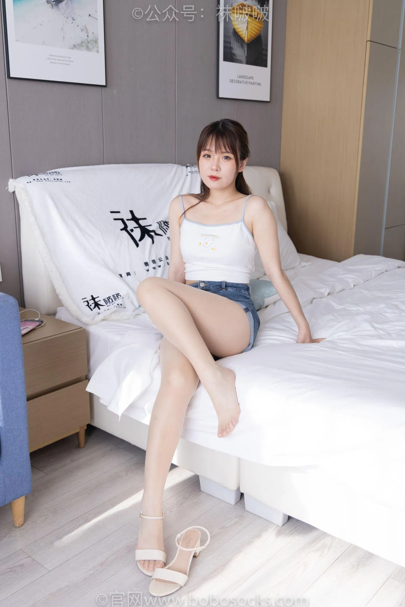 [BoBoSocks袜啵啵]NO.077 朵朵-凉鞋、肉丝 [139P]插图4